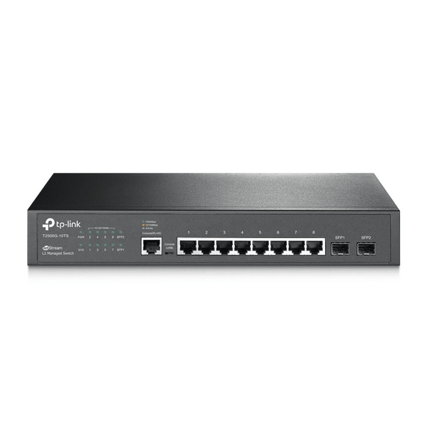 Tp-Link T2500G-10TS(TL-SG3210) AED 508 Inclusive of VAT JetStream 8-Port Gigabit L2 Managed Switch